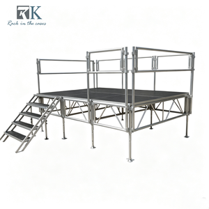 Modular Stage Outdoor Event Stage Concert Stage <b>Aluminum</b> Wedding Stage Platform for Outdoor Indoor - Product Image 1