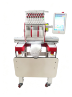 Máquina de Bordar con Configuración de Parámetros Sencilla para Patrones Decorativos en Maletas
