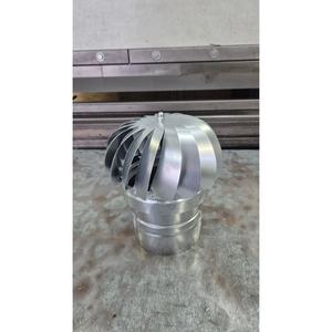 Ventilateur de cheminée rotatif à énergie éolienne rond en acier inoxydable pour toiture industrielle - Product Image 4