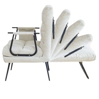 OEYTREE Fauteuil de canapé contemporain inclinable à double usage pour la maison, le bureau, la sieste, le lit simple, le dossier pliable pour le salon et les loisirs.