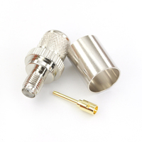 Conector Coaxial RF SMA Macho para Cable RG8 LMR400 50-7 7DFB, Antena