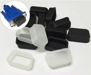 RS232/COM/D-SUB Nam Nữ nối Silicone cao su VGA bụi che DB9 DB-9G D-SUB 9pin chống bụi cap - Product Image 2