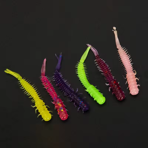T-Bait Weihai Vente en gros Leurres souples artificiels de 4,5 cm pour la pêche à la perche, au marlin, au tilapia et en rivières, en plastique souple - Product Image 5
