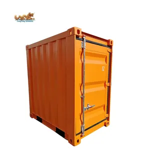 حاوية شحن فولاذية لتخزين البضائع الجافة صغيرة 4 قدم 4 قدم محمولة عالية الجودة للبيع