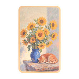 Griffoir mural pour chat en carton, motif décoratif, durable, pour intérieur, 1 niveau - Product Image 2