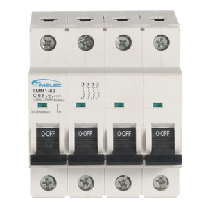 เบรกเกอร์วงจรขนาดเล็ก 4P 6~32A รุ่น TMM1-63 (กราฟ K) - Product Image 1