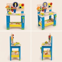 Banc de travail en bois Montessori, jouet éducatif écologique pour les jeunes enfants |   OEM ODM Vente en gros pour les enfants de 2 à 7 ans