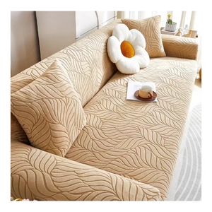 Capa de Sofá Jacquard de Malha de Alta Qualidade Elástica e Removível com Cobertura Total - Product Image 1