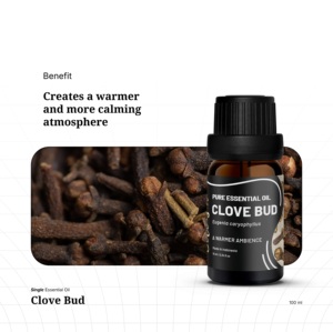 Huile Essentielle Pure de Clou de Girofle Selensia Aromathérapie – Arôme Chaud et Épicé – Vente en Gros pour un Confort Apaisant - Product Image 3