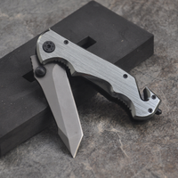 Couteau de poche en alliage de titane Couteau pliant tactique edc de survie en camping en titane