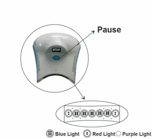 Lumière froide blanchissant Instrument de clinique <span class=keywords><strong>dentaire</strong></span> tricolore LED lumière Laser écran tactile Mobile matériel métallique Instruments médicaux - Product Image 3