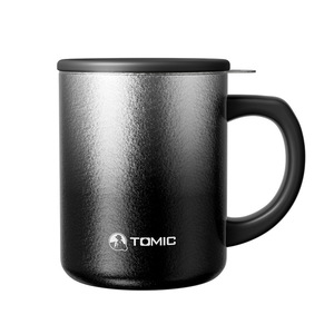 แก้วมัคไทเทเนียมโทมิคพร้อมฝาปิด 350 มล. แก้วน้ำชาสำหรับกาแฟกลางแจ้ง - Product Image 1