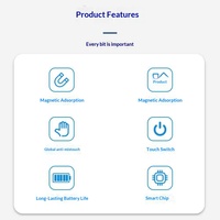 Lápiz Óptico Capacitivo Activo Universal al por Mayor, Totalmente Compatible con Tablets Android, iPad, Pantalla Táctil, Modelo LD100, Hecho en China