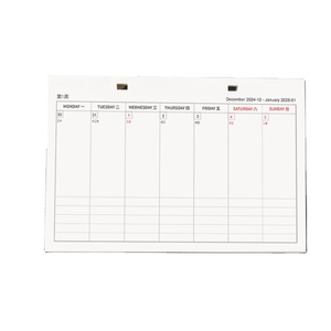 Bàn lịch <span class=keywords><strong>2025</strong></span> lịch giữ bút kinh doanh đa chức năng Khung gỗ hàng tuần Lịch Văn Phòng Máy tính để bàn - Product Image 6