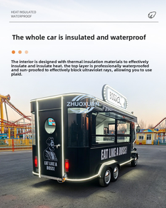 Drivable Outdoor Restaurant Food Truck Electric Mobile Kitchen Van For Coffee Ice Cream Pizza Burger - Product Image 5