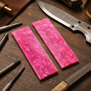 Material Decorativo para Cuchillos, Escamas Acrílicas Marmoleadas Rosa, Suministro de Fábrica, para Fabricantes de Cuchillos DBSW-11 - Product Image 2