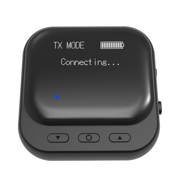 New Arrival 2023 New Low Latency Pair 2 Devices For TV Bluetooth Transmitter Receiver With Display Screen