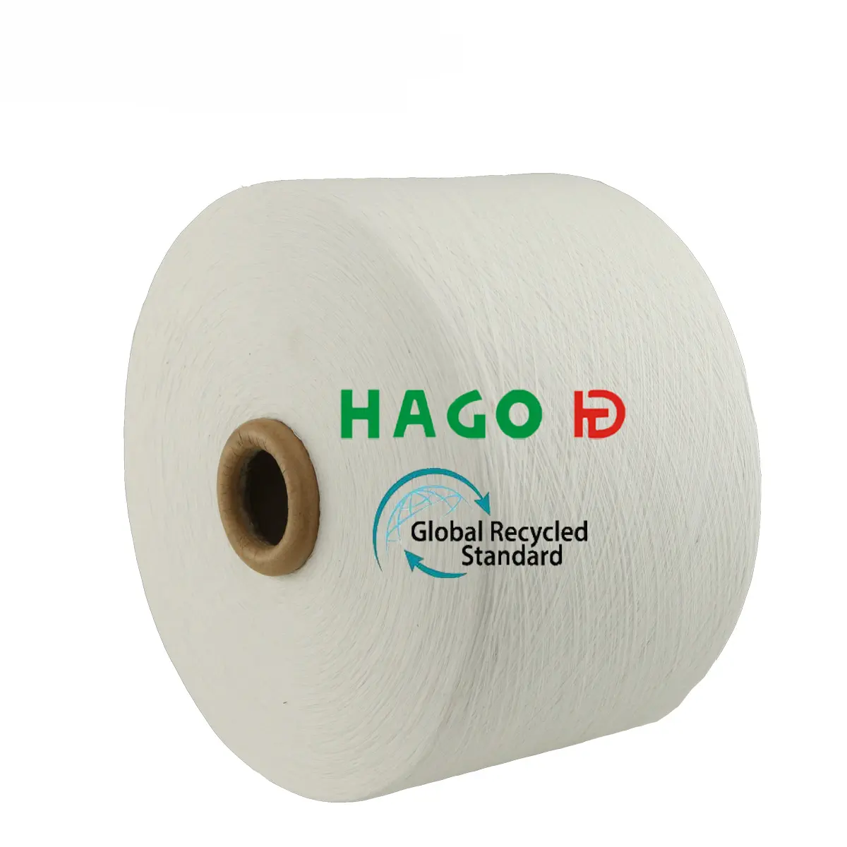 HAGO卸売オーガニックカード糸ニットソックス生地リサイクル綿糸