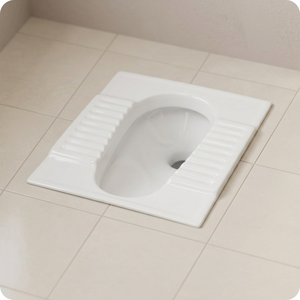 WC indien à la turque en céramique et porcelaine, sanitaires, prix abordable, différentes tailles disponibles - Product Image 5