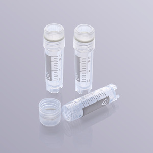 หลอดแช่แข็งขนาด 2 มล. ทำจากพลาสติก PP พร้อมฝาเกลียวสีม่วงสำหรับงานวิจัยในห้องปฏิบัติการ - Product Image 1