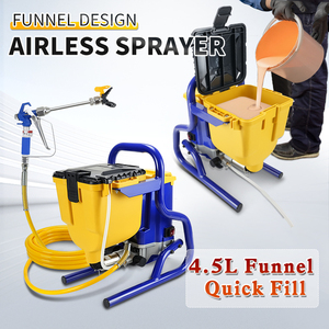 850W 20MPA Capacidade 4.5L Máquina De Pulverização De êmbolo Máquina De Pulverização Multifuncional Funil Design Pode Pulverizar Tinta De Látex - Product Image 2