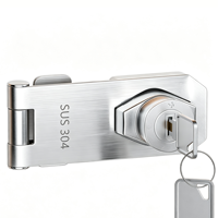 Serrure de haute qualité pour porte de placard, armoire, meuble de classement, réfrigérateur, tiroir – Sans perçage requis