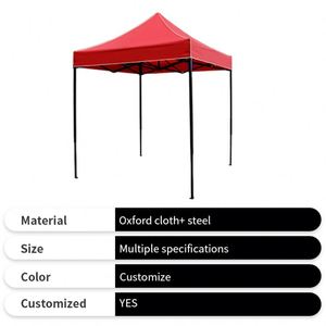 2023 <b>Small</b> Folding Blue 1.5*1.5 Outdoor Advertising Oxford Cloth <b>Tent</b> for Business - Product Image 3