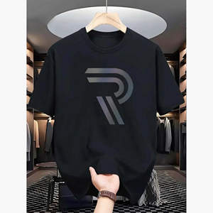 T-Shirt da <span class=keywords><strong>Uomo</strong></span> Streetwear con Grafiche e Loghi <span class=keywords><strong>alla</strong></span> <span class=keywords><strong>Moda</strong></span>, <span class=keywords><strong>Abbigliamento</strong></span> Trendy con Lettere, Produzione e Vendita all'Ingrosso - Product Image 2