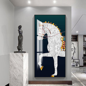 Woonkamer Decor Paard 5d Dierenprint Canvas Poster Muur Foto Kristal Porselein Kunst Schilderij Glas - Product Image 4