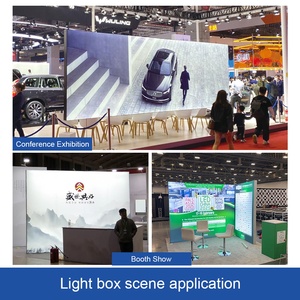 Boîte à lumière LED de 120 mm d'épaisseur, affichage publicitaire portable, présentoir attrayant rétroéclairé SEG, graphique promotionnel, salon professionnel, exposition - Product Image 6