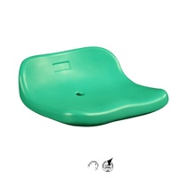 Sièges de stade à dossier bas en plastique PEHD (polyéthylène haute densité) résistant aux UV pour tribunes et arènes CS-DKB-P