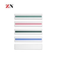 Panneau de protection mural intérieur moderne en PVC Zuoen ZN-200B 200 mm, épaisseur 2,0 mm, monté sur aluminium, anti-collision, couleur personnalisée