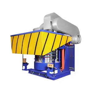 High quality steel structure induction melting furnace high efficiency copper melting metal furnace