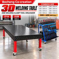 Table de soudage 3D robuste avec fixations D16 D28, poste de travail modulaire pour le soudage et la fabrication