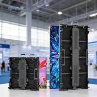 Écran LED modulaire 500x1000mm P2.6 P2.9 pour location de scène, système de verrouillage rapide en une seconde, affichage LED pour cabine DJ