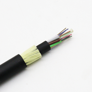 Fibra Óptica 12 Hilos Monomodo G652D Exterior Autoportante ADSS Sin <span class=keywords><strong>Metal</strong></span> FRP Vano Largo Aéreo Poste Ducto FTTH Chaqueta - Product Image 1