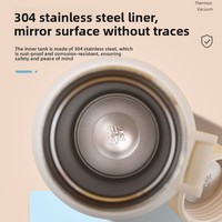 Botol air olahraga Stainless Steel 304 portabel, termos kopi vakum untuk perjalanan & luar ruangan hadiah liburan