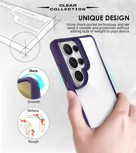 Kaou เคสโทรศัพท์มือถือ S26พิเศษดีไซน์โปร่งใสกันกระแทกไร้สายชาร์จแบบแม่เหล็ก TPU + PC 5G - Product Image 5