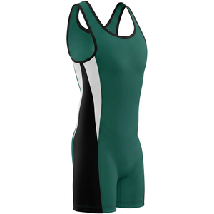 Traje de Lucha Libre Profesional para Hombre - Elástico, Transpirable, Ligero, de Secado Rápido, Duradero, Antiencogimiento, Ajuste de Compresión - Product Image 4