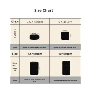 ผ้าพันแผลทางการแพทย์มีกาวในตัวป้องกันข้อเท้าและนิ้วแบบไม่ทอ - Product Image 4