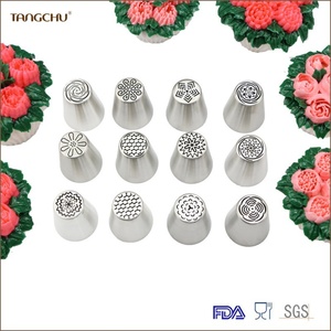 Vente en gros d'usine : Douilles russes en acier inoxydable 304 pour la pâtisserie et la décoration de gâteaux - Product Image 6