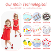 Vêtements pour enfants Puresun Mardi Gras Smocked 0-3T Boutique Girls Bubble Baby Knit Romper