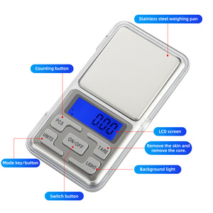 Changxie nhà máy thiết kế mới bán buôn thép không gỉ LCD trọng lượng nhỏ xách tay điện tử Mini Jewelry Pocket quy mô 500 gam - Product Image 4