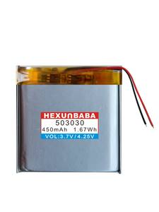 واي V mAh 2 أسلاك من بوليمر أيون الليثيوم/، للساعة الذكية Mp3 Mp4 مكبر صوت GPS TWS L002 - Product Image 2