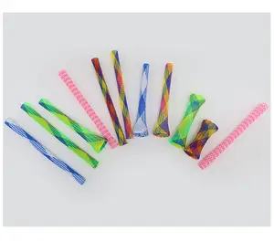 Cat Interactive Teaser Spring Funny Nylon Interactive Sport Cat Toy Pet Dog Playing Cleaning Teeth Spring Toy For Outdoor