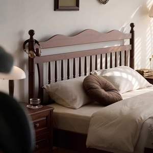 Cama Windsor Dream Companion, Madera de Nogal Negro Norteamericano, Cama de Plataforma de 1.8m, Cama de Madera Resistente, Muebles para Dormitorio - Product Image 3