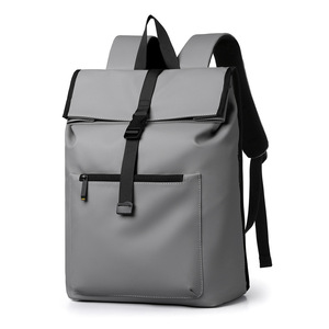 Men's Mori Fashionable <b>Backpack</b> Large Capacity Commuting Schoolbag Zipper Simple Casual Nylon Hand-Held Design Trendy <b>for</b> New - Product Image 5