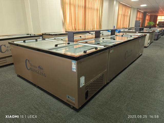 Commercial Gelato Ice Cream Fridge 366L Display Showcase Refrigerator Freezer Top-freezer Refrigerators