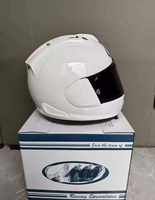 Casque de moto intégral BRAD adapté aux casques Arai Rx7x, blanc brillant, pour hommes et femmes, quatre saisons, accessoires universels pour motards