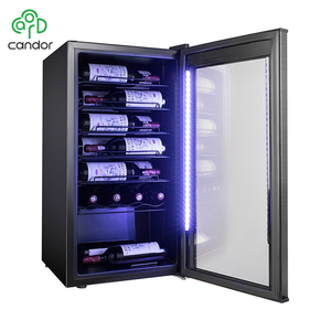 Cung Cấp Nhà Máy 28 Chai Máy Nén Làm Mát Biểu Tượng Tùy Chỉnh Sang Trọng Điện Thép <span class=keywords><strong>Wine</strong></span> Cooler Tủ Lạnh - Product Image 3